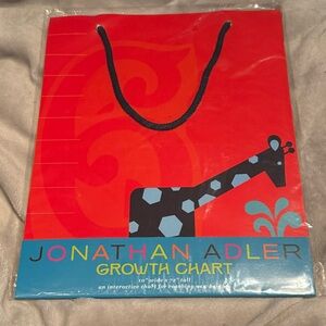 Jonathan Adler Growth Chart with Giraffe Design - NEW